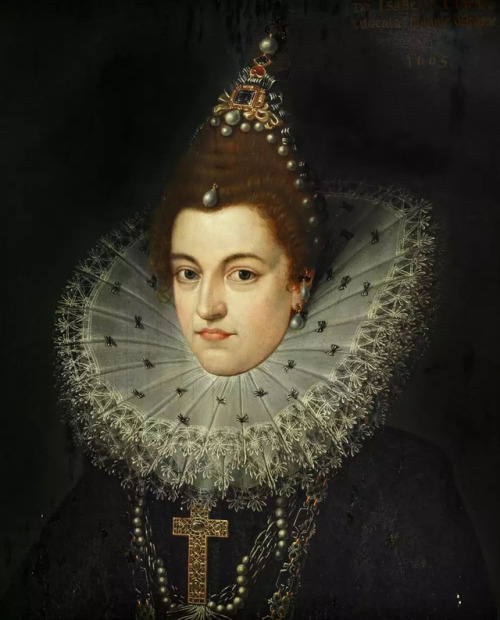 Infanta Isabella Clara Eugenia of Spain, portrait after Frans Pourbus the Younger, 1605