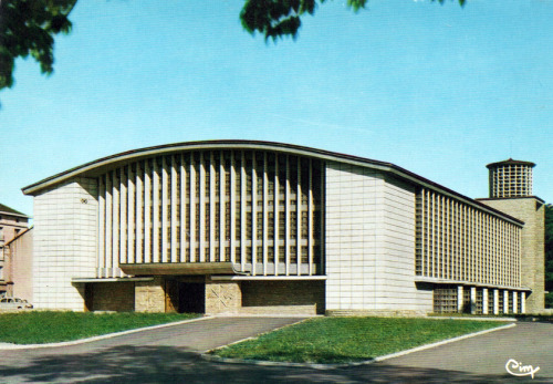 retrogeographie: Epinal, église Notre-Dame.