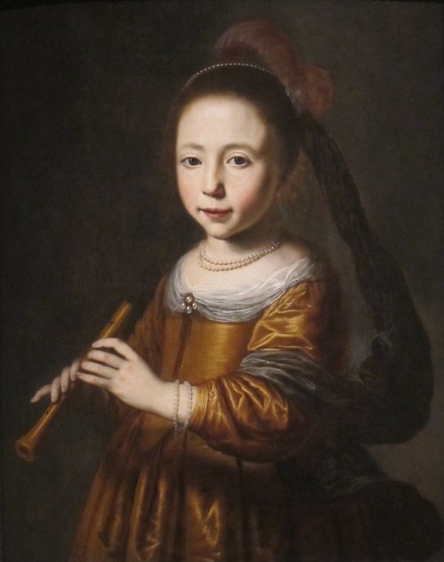 Portrait of Elizabeth Spiegel (The Sense of Hearing), Dirck van Santvoort, 1639