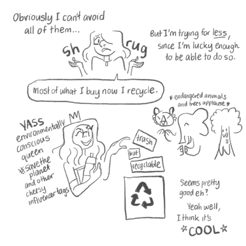 reimenaashelyee: Journal comic that came out of me buying reusable cotton pads.