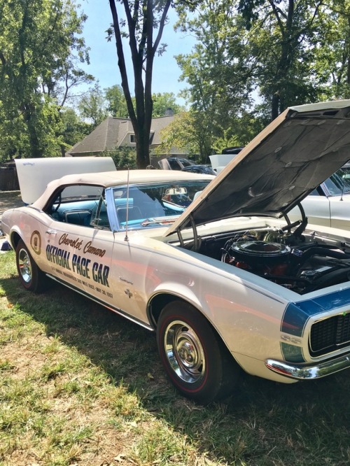 Mint condition 1967 Camaro Indy 500 Pace Car at a local car show last weekend. This car has a 350 wi