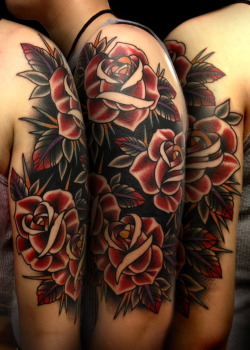 fuckyeahtattoos:  Done by Phil Hatchet-Yau