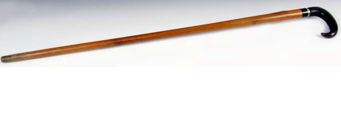 peashooter85:  Cane with hidden revolver and dagger, Germany circa 1880. 