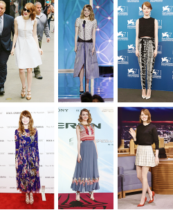 emstonesdaily:  Emma Stone fashion in 2014