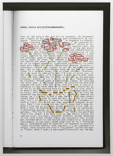 visual-poetry:  »a small bouquet by frank o’hara« by natalie czech  natalie czech