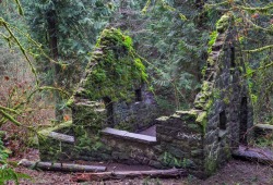 bobcronkphotography:Witch’s Castle - Forest Park, Portland, Oregon. This structure is rumored to be haunted by original Oregon settlers.