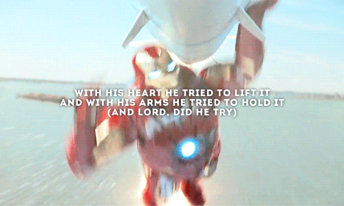 itironman:— you are not Atlas; you cannot shoulder the world alone m.a.w.