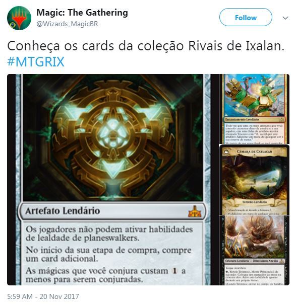 mtg-realm: Magic: the Gathering - Rivals of Ixalan Brazil Not certain how this mis-step