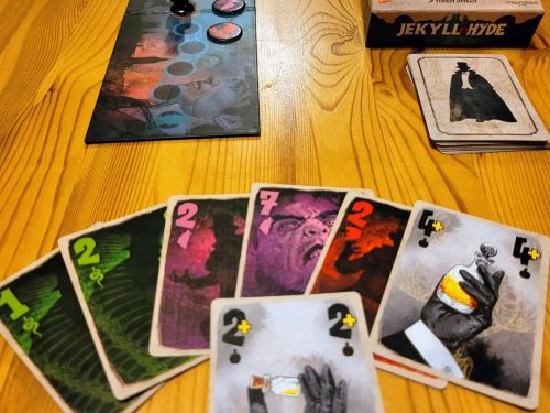 Jekyll vs. Hyde is so good! It&rsquo;s a 2-player trick taking game which really had me interest