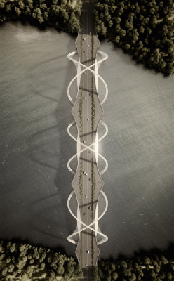 bobbycaputo:    DNA-Shaped Suspension Bridge