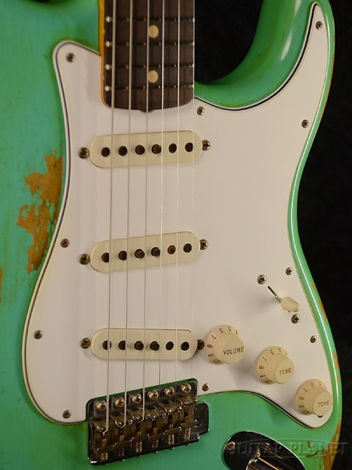 bushdog:  Fender USA Custom Shop TBC 1964 Stratocaster Heavy Relic -Sea Foam Green- 2014 