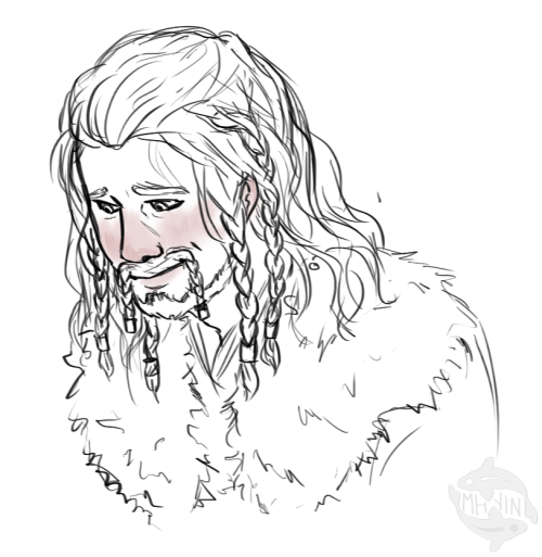 mhyin:  I just really needed to draw a blushing Fili 