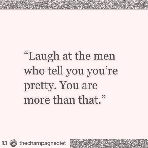 Don’t be just another pretty face. Be a beautiful soul ✨ #repost @thechampagnediet #instapost 