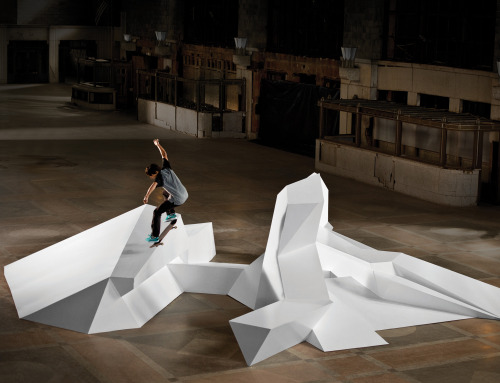 Sean Malto kickflip front crooks on the Nike SB One Shot sculpture.Watch the full video here.
