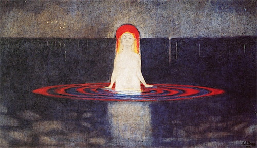 mermaidenkay: “The Mermaid” (in progress from the bottom up) ~ 1897 ~ Harald Oskar Sohlb