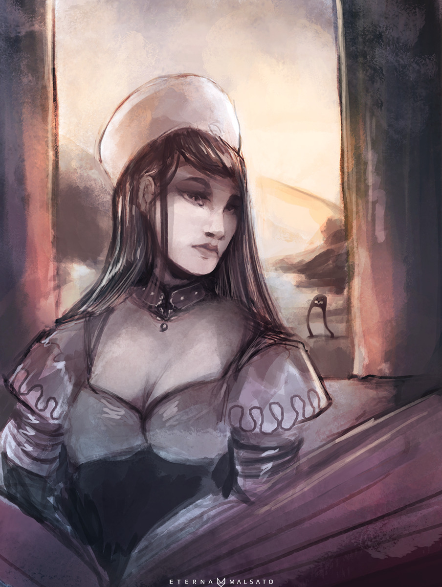 Slowly moving out of the comfort zone. This time I tried to paint something semi-realistic