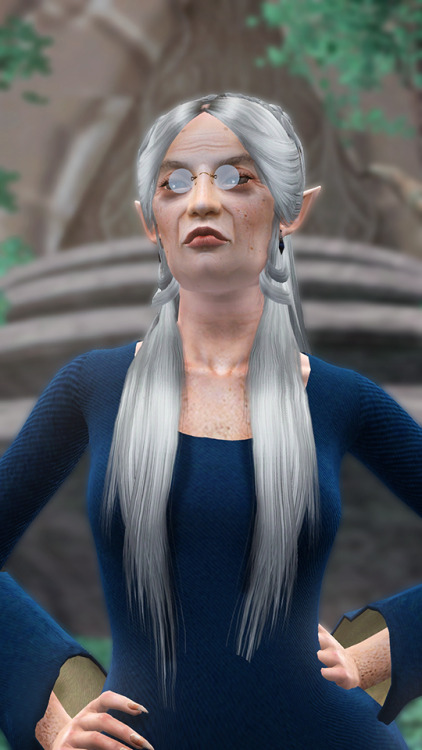  High Arcanist Caedwen Adding to my collection of grumpy old ladies. This time she’s elven 