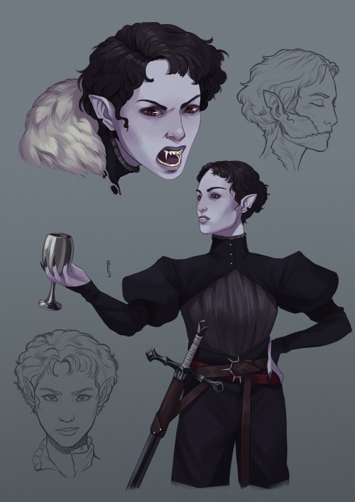 redtallin:I finally settled on a design for my Castlevania OC, who is now named Isadore! She like wi