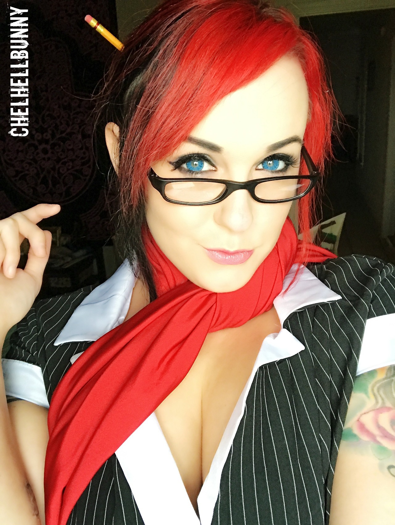 thechelhellbunny: Headmistress Fiora cosplay (purchased for me by a fan from my amazon