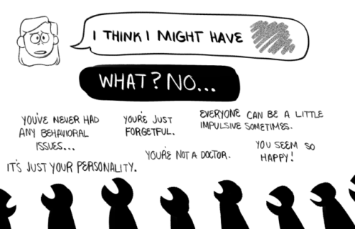 daisies-inside-me: froqqy:  a lazy scatterbrained comic about undiagnosed mental illness We sta