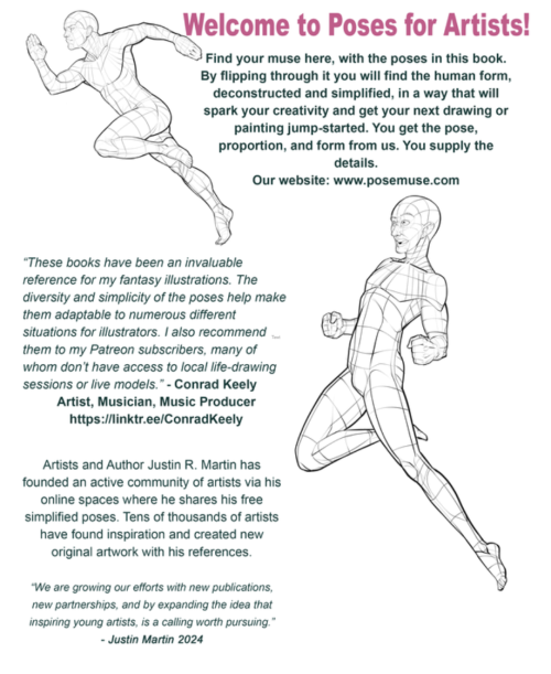 You Can Now Pre-order My New Comic & Anime Book On Www.PoseMuse.com, That Has Over 180 New Art References,