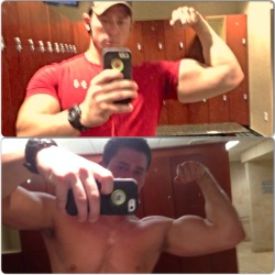 The Dif In A Tricep Pump Along With Bicep. Top Photo Is One With Tricep Pump If U