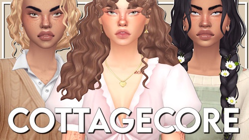 ⭐️ N E W  V I D E O ⭐️ The Sims 4 | COTTAGECORE LOOKBOOK | + CC Links ▶️https://youtu.be/k6_L5O1nQAg