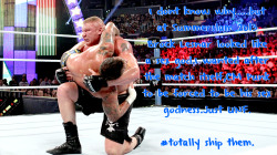 Wrestlingssexconfessions:  I Dont Know Why…..But At Summerslam 2013 Brock Lesnar