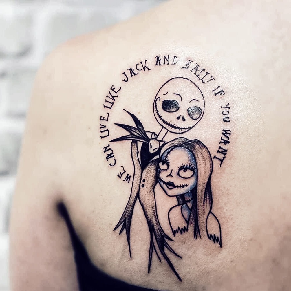 15 Awesome Nightmare Before Christmas Tattoos  Alternatively Speaking