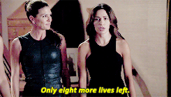 sameen shaw in 3x03 (◑‿◐)