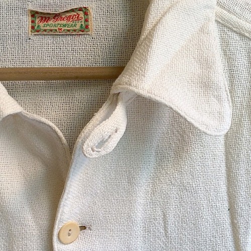 briarvintage:  Just got a great #vintage #McGregor #cotton #shirt with #throatlatch #chinstrap in th