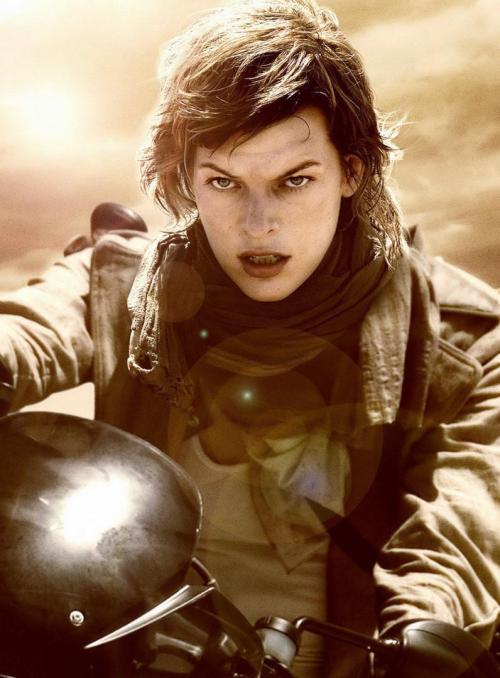 XXX my-name-is-4lice:  Resident Evil movie photoshoot photo