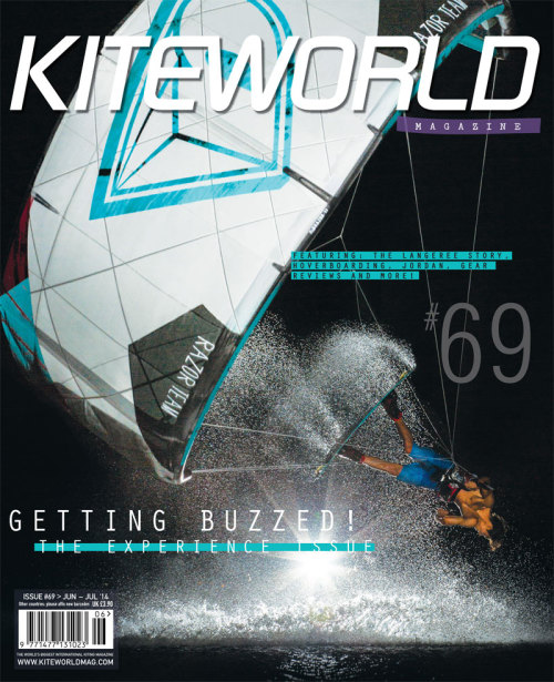 Our new Kiteworld cover has been going down a storm. Ydwer van der Heide is a master behind the lens. Oswald Smith busting out in the dark… which is no mean feat either!