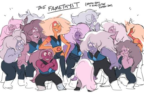 rebeccasugar: Early concept for the Famethyst! my fam <3 <3 <3