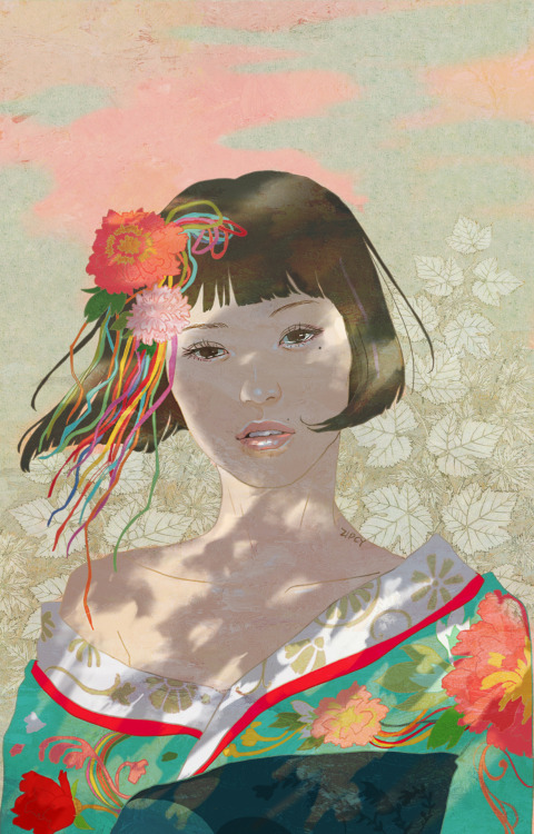 crossconnectmag:  Zipcy Pleasures  Yang Se-Eun (양세은) aka Zipcy is a South Korean artist who creates dreamy illustrations with muted colors that seem to have faded with time like some youthful romantic memory. She is very curious about humanity &