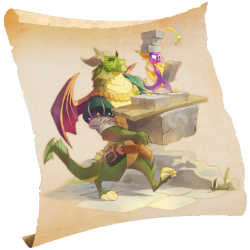 Crocosec: Concept Art From The Credits Of The First Part Of Spyro Reignited Trilogy.