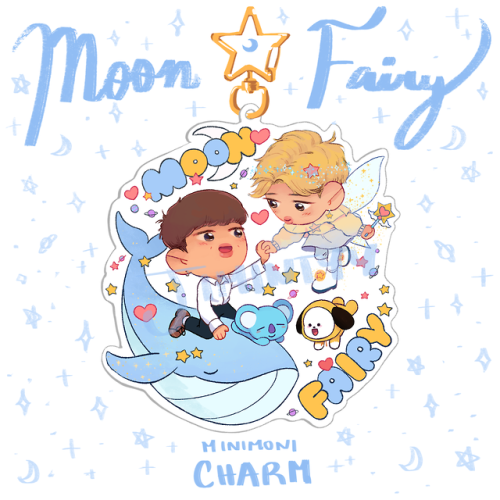 By the way, I have a new Minimoni Minjoon charm!! o(*^▽^*)oIts up for preorder until 7/29 at 6pm EST