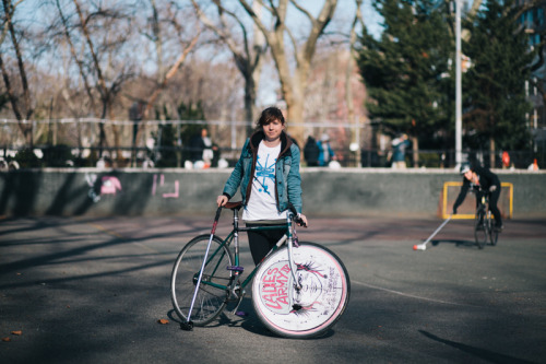 preferredmode: Shelley rides an IRO single speedphotographed at “The Pit” at Christie St. and Broome