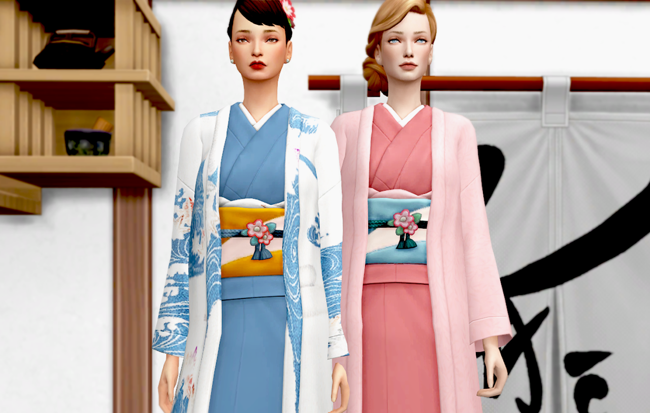 Its Mprin Chloem Sims4 Chloem Ea Kimono Recolor Hi