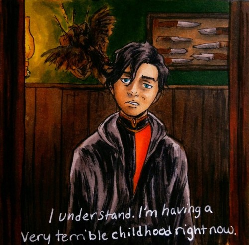 chief-of-restless-hearts:Wintergreen: You have to understand–Slade had a very terrible childhood.Ren