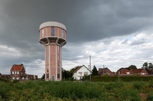 abandonedography: This 100ft (30 meters) water tower located in the small Belgian village of Steenok