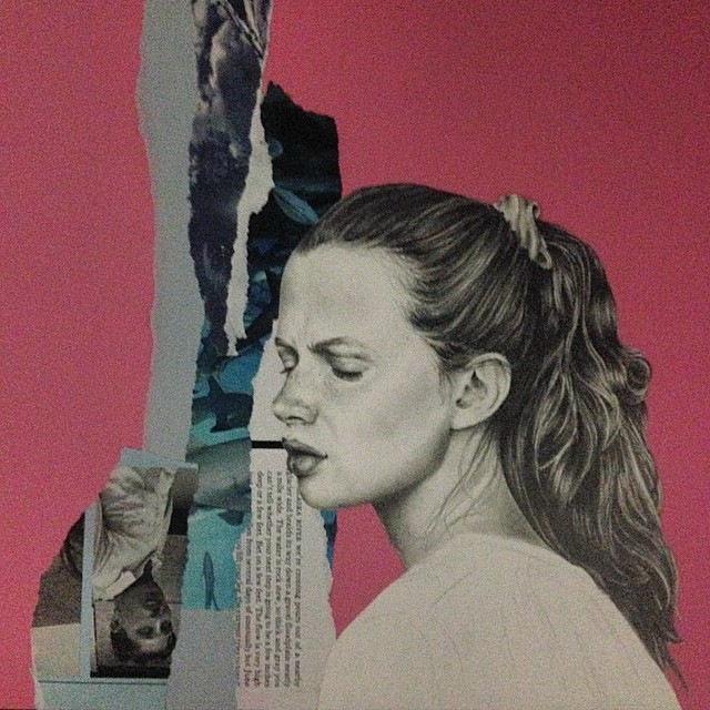 sarahvisualart: &ldquo;Literally, I can’t&rdquo; //Mixed media (graphite