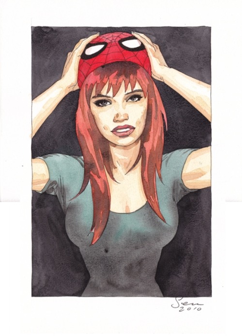 alexhchung:Mary Jane Watson by Sean Phillips