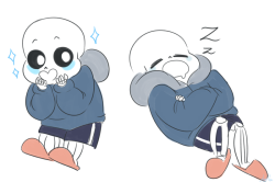 angry-nettle:  how do u make sans look cute i don’t even know 