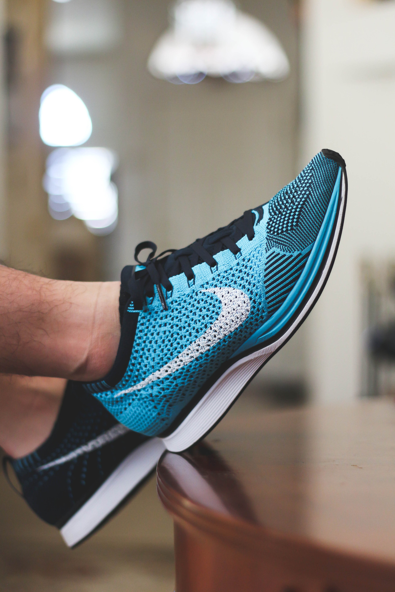 Nike Flyknit Racer - Blue/Dark – Sweetsoles – Sneakers, and trainers.