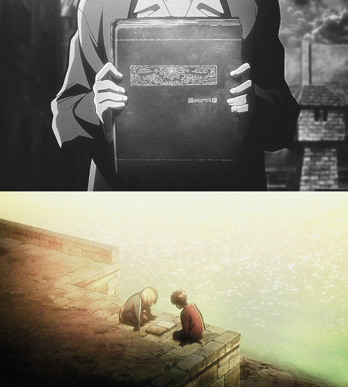 scythesenju:  12 days of snk: a scene that made you smile↳ the outside world and