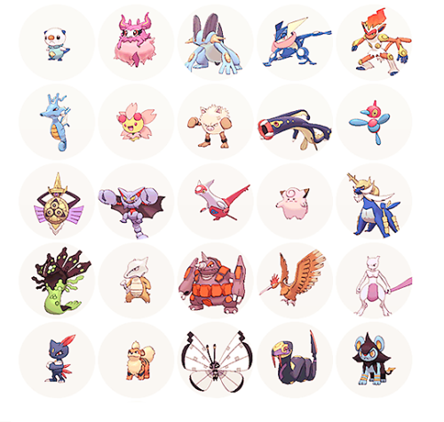 I wanted to retake last year test and well these are my new top 100 Pokemon Do the quiz here