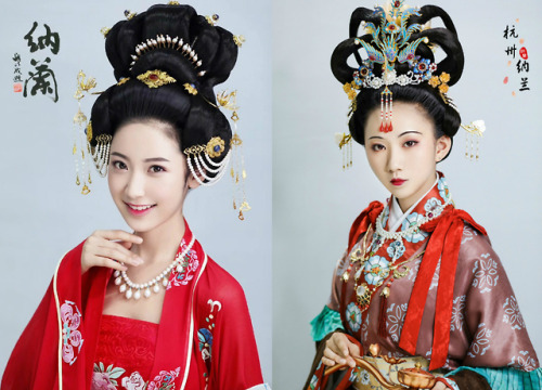changan-moon: Traditional Chinese hanfu and makeup of various dynasty by 杭州纳兰