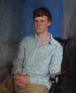 enchantemoimerlin:    Evgeny Grouzdev  Portrait of Alexander - 2013