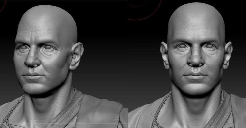 Zbrush screen grabs. Retop and UV layout taking longer than the modeling faze.- - #cg #zbrushsculp